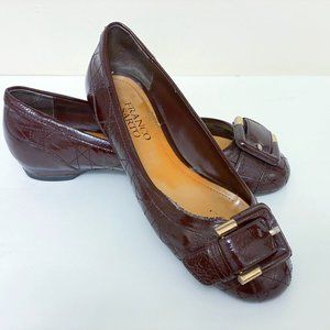 Franco Sarto Burgundy Flats Size 6 / 36
